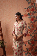 Kurti With Draped Lungi