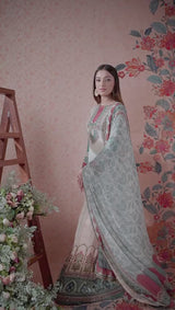 Sharara set with kalamkari dupatta