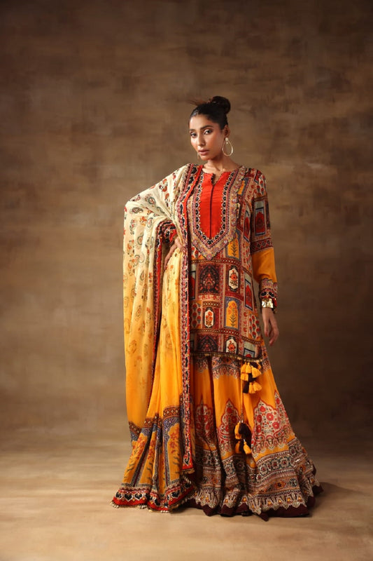 Heavy Sharara Set