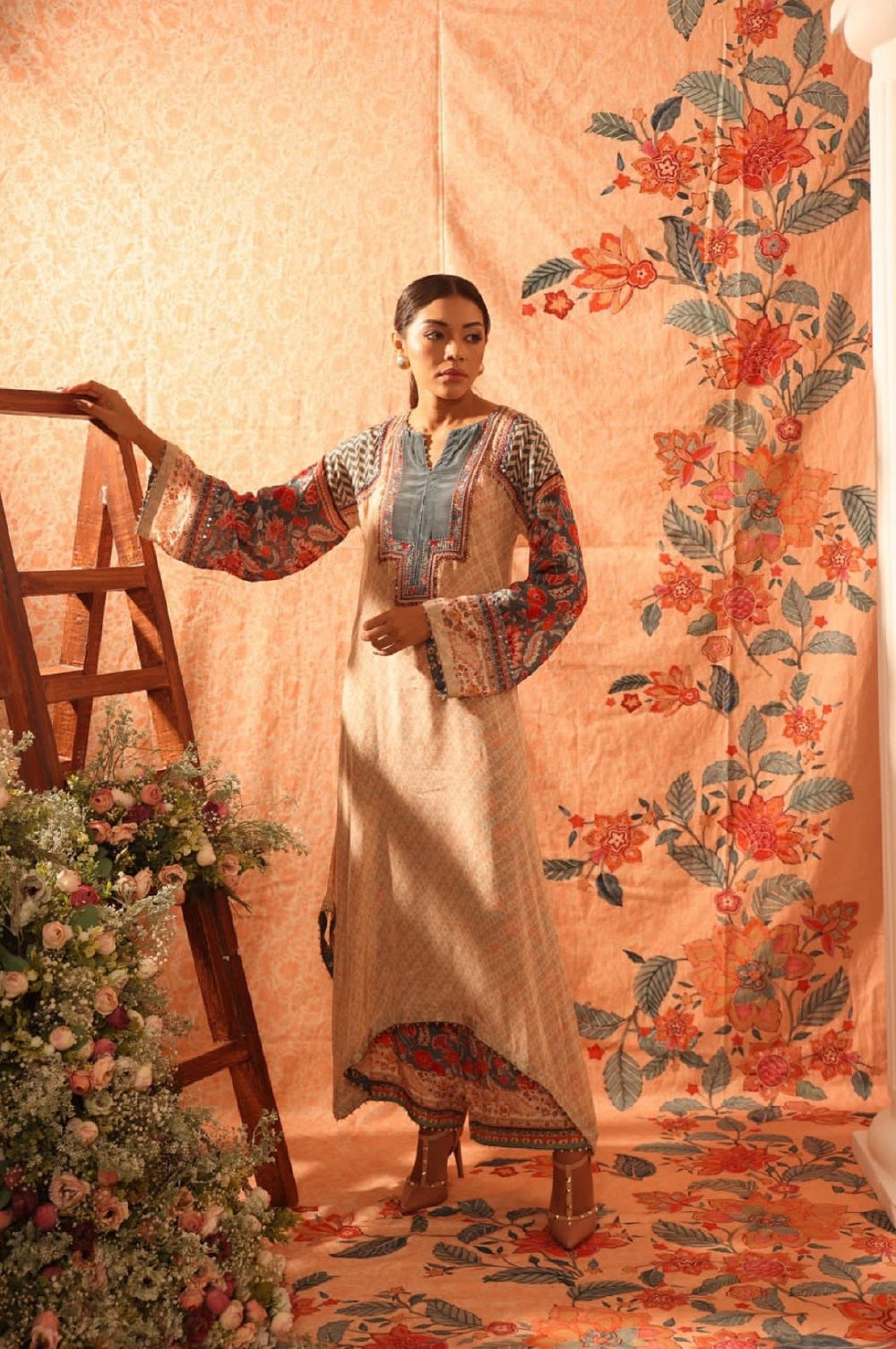 Kinza Sleeves kurta